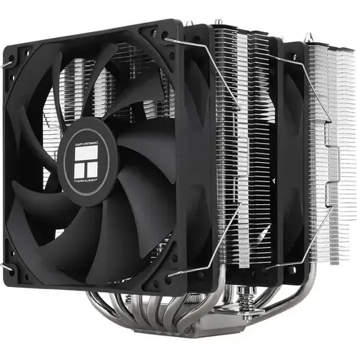 Cooler CPU Thermalright Peerless Assassin 120 SE, Intel si AMD, Racire cu aer, dual tower, 2x120mm, 1550 rpm, 6 heatpipes, inaltime 155mm, fara LED (Negru)