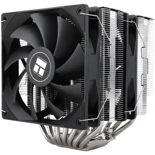 Cooler CPU Thermalright Phantom Spirit 120, Intel si AMD, Racire cu aer, dual tower, 2x120mm, 1500 rpm, 7 heatpipe, inaltime 157mm, fara LED (Negru/Argintiu)