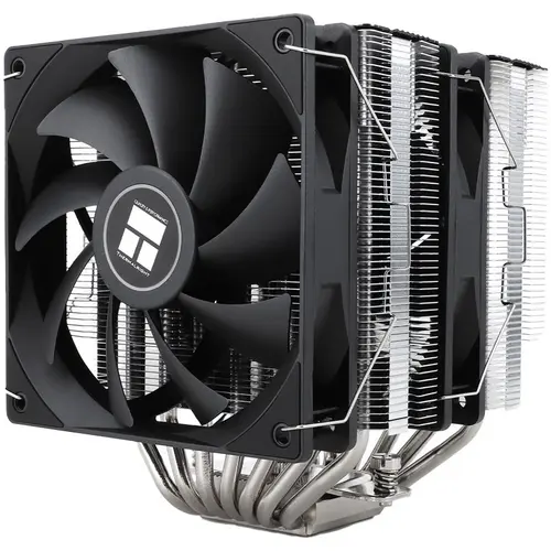 Cooler CPU Thermalright Phantom Spirit 120, Intel si AMD, Racire cu aer, dual tower, 2x120mm, 1500 rpm, 7 heatpipe, inaltime 157mm, fara LED (Negru/Argintiu)