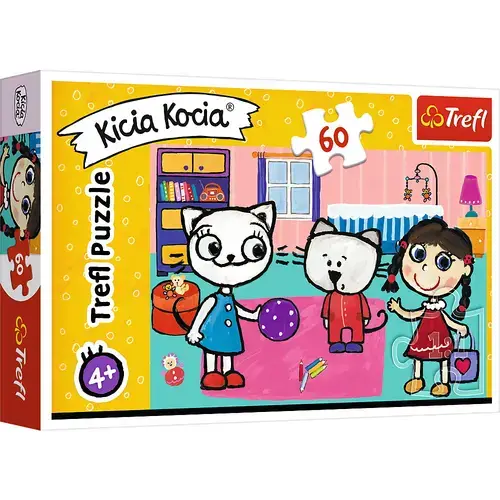 Puzzle Trefl 60 piese - Kicia Kocia si prietenii