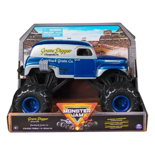 Masinuta diecast Monster Jam - Grave Digger, 1:24