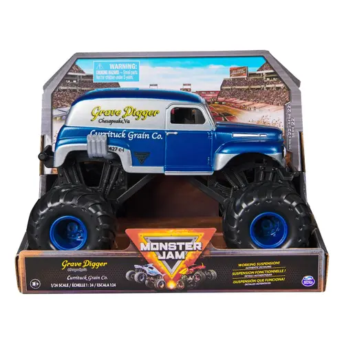 Masinuta diecast Monster Jam - Grave Digger, 1:24