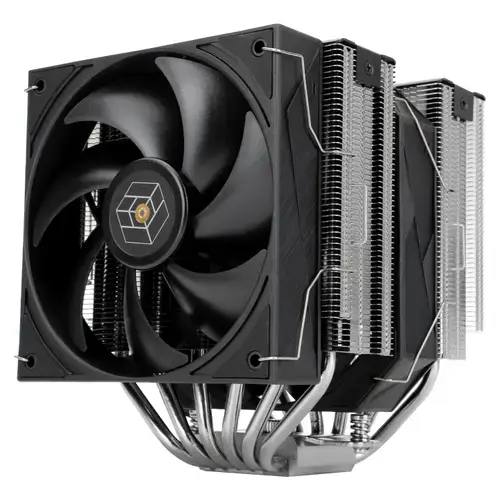 Cooler CPU Thermalright Royal Pretor 130, 6 heatpipes, Bearing S-FDB V2 (Negru/Argintiu)