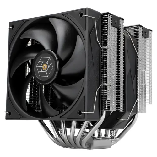 Cooler CPU Thermalright Royal Pretor 130, 6 heatpipes, Bearing S-FDB V2 (Negru/Argintiu)