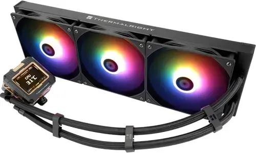 Cooler CPU AIO Thermalright Frozen Warframe ARGB, Racire cu lichid, 420mm (Negru)