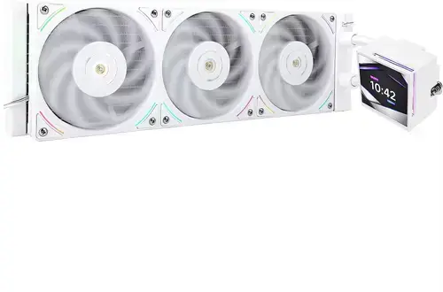 Cooler CPU AIO Thermalright Hyper Vision UB ARGB, Racire cu lichid, Ecran LCD IPS 3.95inch, S-FDB V2 (Alb)