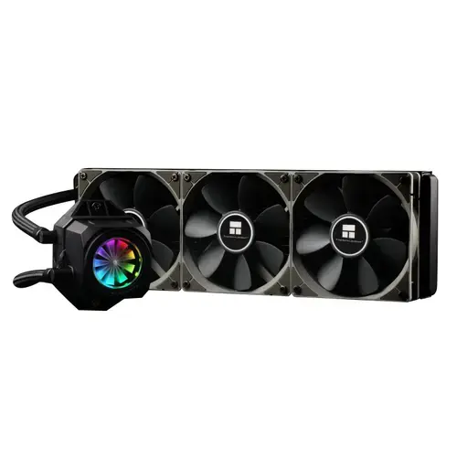 Cooler CPU AIO Thermalright Turbo Right 360C, 360mm, Pompa cu ADD LED, Ventilatoare 600-1800 RPM (Negru)