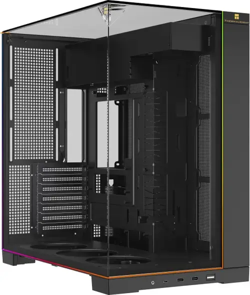 Carcasa Thermalright A70 ARGB, ATX, Vedere ultra-panoramica 270, Sticla securizata (Negru)