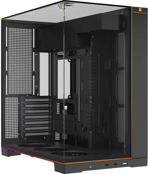 Carcasa Thermalright A70 ARGB, ATX, Vedere ultra-panoramica 270, Sticla securizata (Negru)