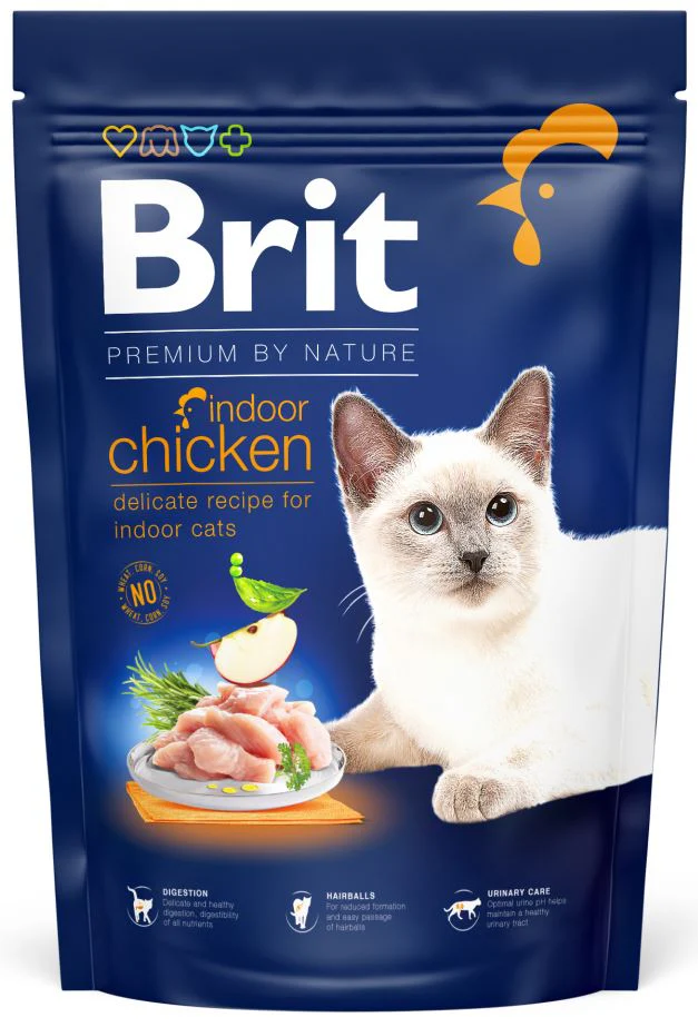 BRIT Premium hrană pentru pisici adulte, Indoor