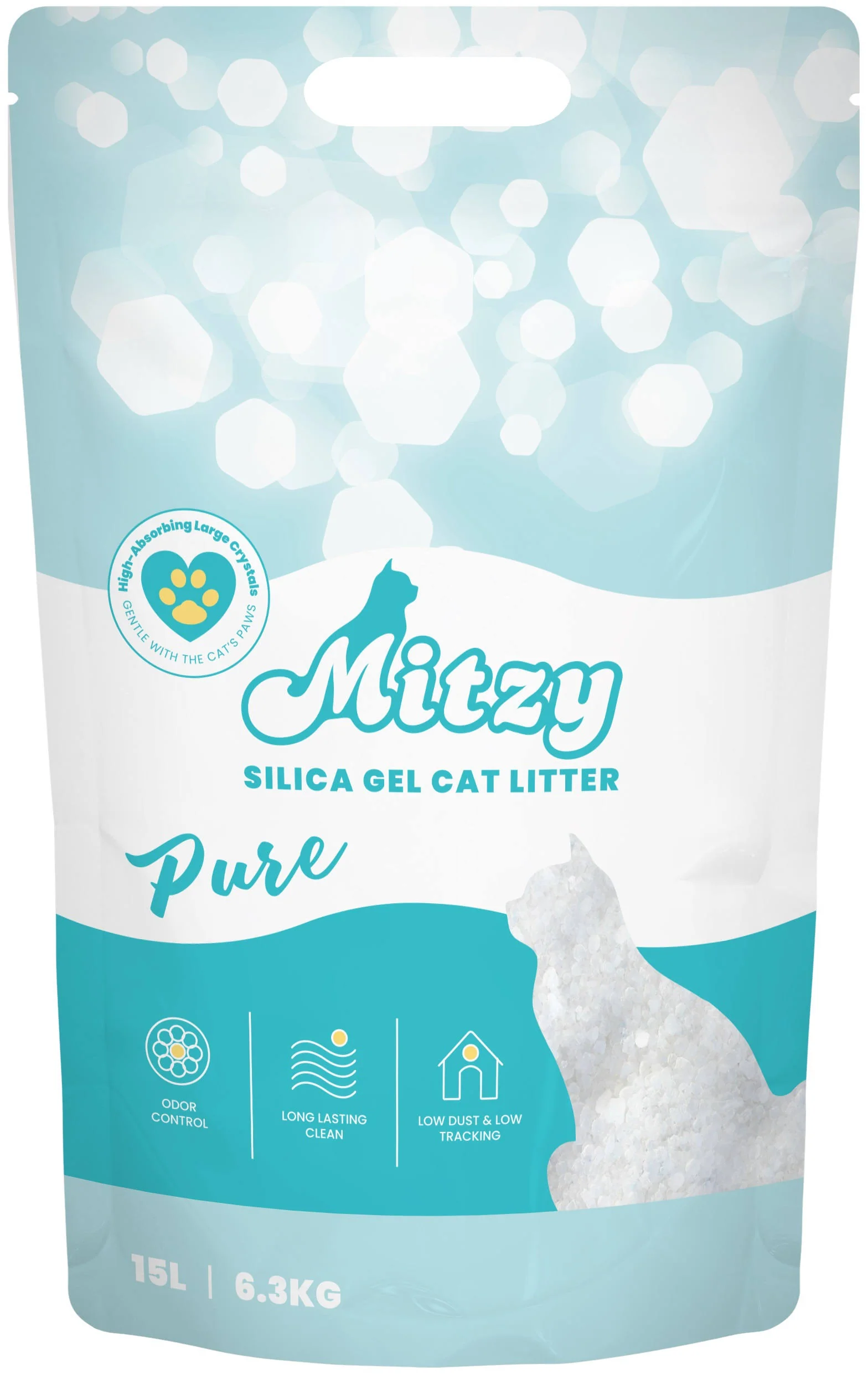 MITZY SILICAT GEL PURE, Nisip silicat pentru pisici