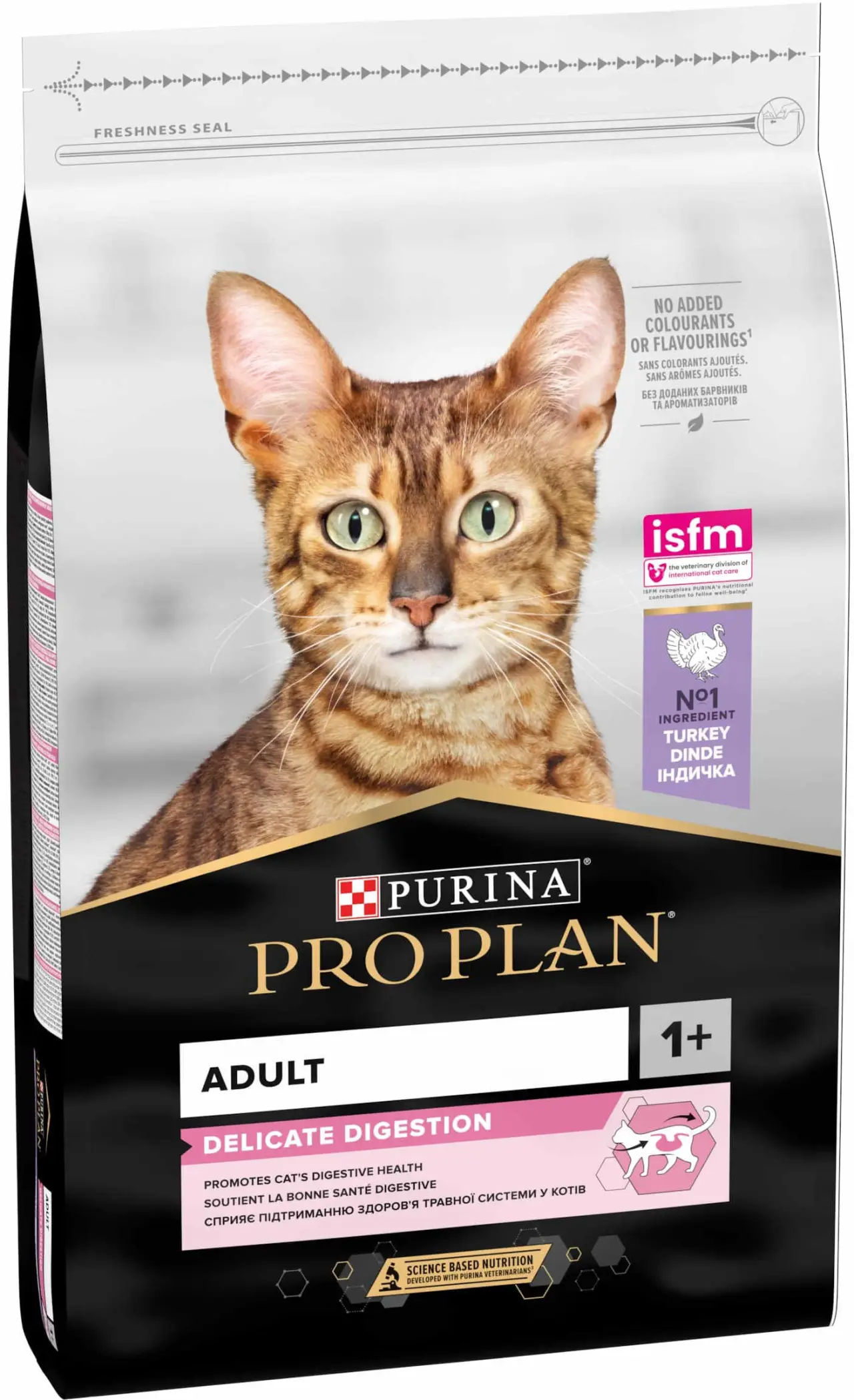 PRO PLAN Hrană uscată pentru pisici Adult Delicate Digestion, Curcan şi Orez