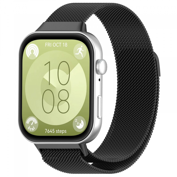 Curea Techsuit W009 pentru Huawei Watch Fit 5 Pro / Fit 5 / Fit 4 Pro / Fit 4 / Fit 3, Neagra