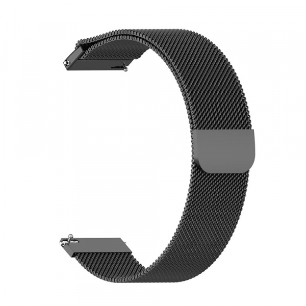 Curea Techsuit W009 pentru Samsung Galaxy Watch / Huawei Watch Series, 20mm, Neagra