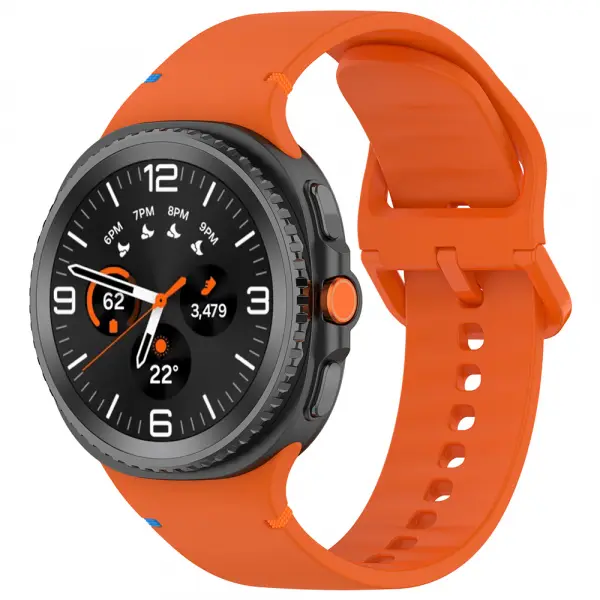 Curea Techsuit W079 pentru Samsung Galaxy Watch8 / Watch8 Classic Series, Portocalie