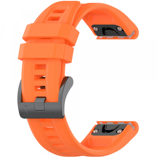 Curea Techsuit W060 pentru Garmin Watch Fenix Series, 26mm, Portocalie