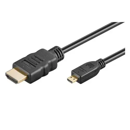 Cablu HDMI - Micro HDMI, 4K@60Hz, conectori auriti, 2m, PremiumCord kphdmad2