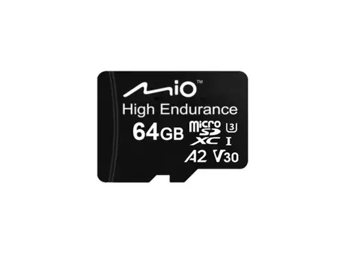 Card de memorie Mio MiVue, MicroSDXC, 64GB, A2, V30, UHS-I U3