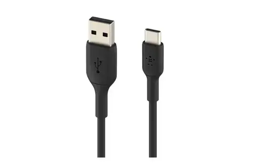 Cablu de date Belkin BEL-0204, USB-A/USB-C, 15 cm (Negru)