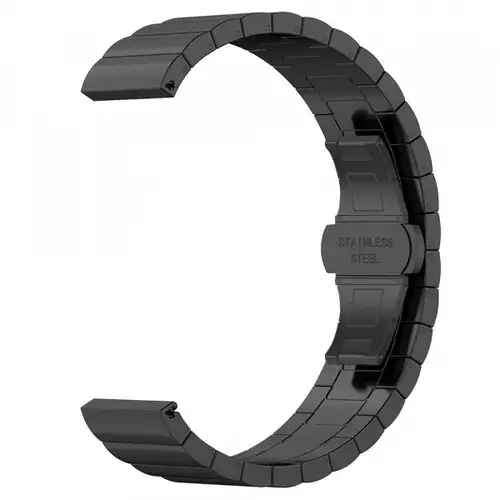 Curea Techsuit W012 pentru Huawei Watch / Xiaomi Watch Series, 22mm, Negru