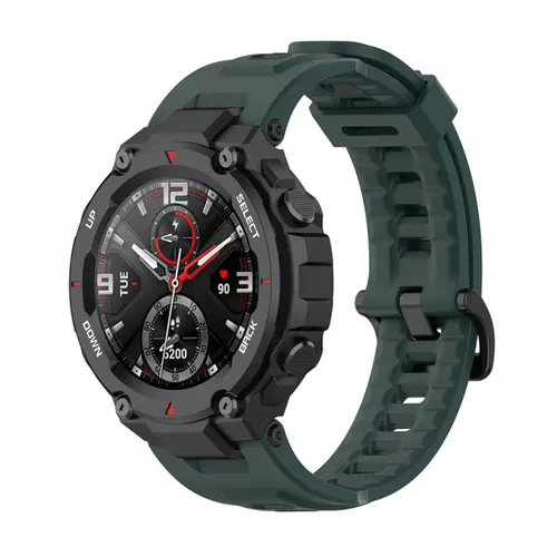 Curea Techsuit W067 pentru Amazfit T-Rex Pro / T-Rex, Verde
