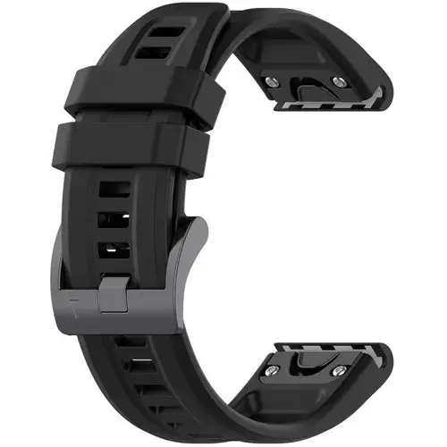 Curea Techsuit W060 pentru Garmin Watch Fenix Series, 26mm, Negru