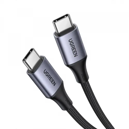 Cablu Date si Incarcare USB-C - USB-C UGREEN US535, 240W, 1m, Gri
