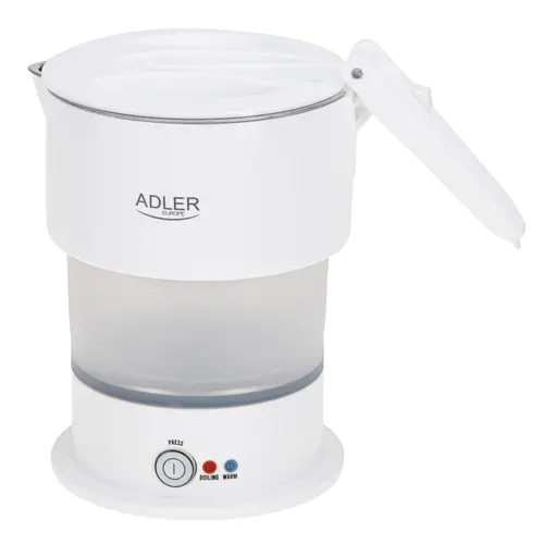 Fierbator de calatorie Adler AD 1377w, 0.6 l, 600 W (Alb)