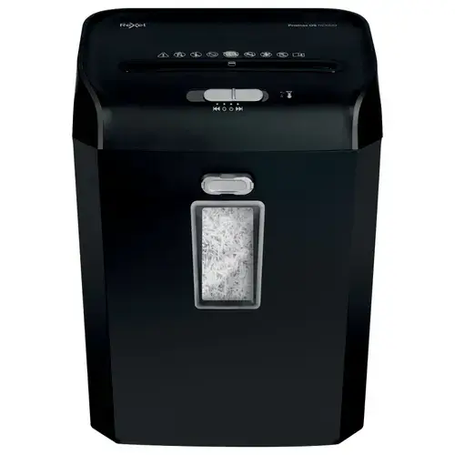 Distrugator manual documente Rexel  QS REX823 2104583EU, 8 coli, P4, cross-cut/tip confeti, cos 23 litri