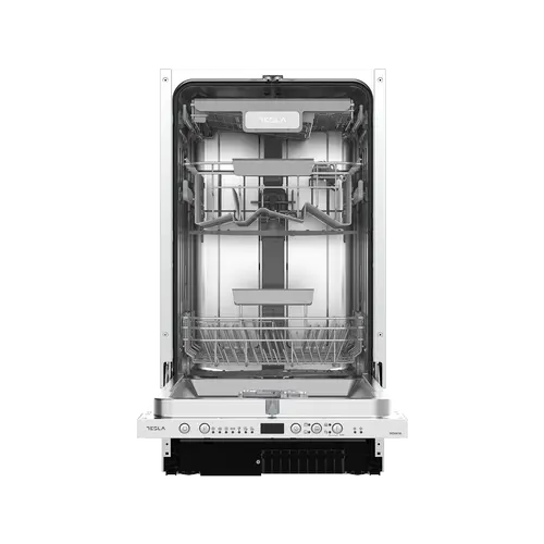 Masina de spalat vase incorporabila TESLA WDI491M, Clasa E, 10 seturi, 7 programe, 45 cm (Inox)
