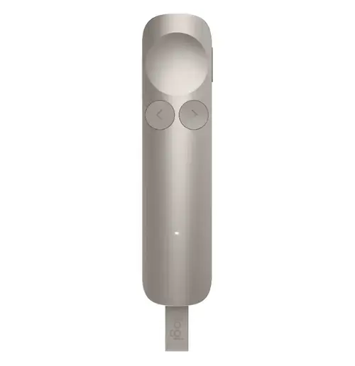 Presenter Logitech Spotlight 2, Wireless 30m, Bluetooth si Logi Bolt (Bej)
