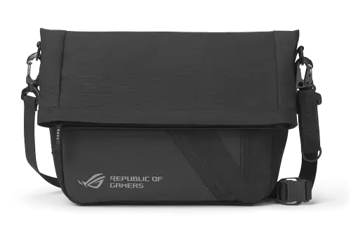 Geanta ASUS ROG Archer Messenger pentru laptop de 14 inch, Negru