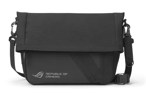 Geanta ASUS ROG Archer Messenger pentru laptop de 14 inch, Negru