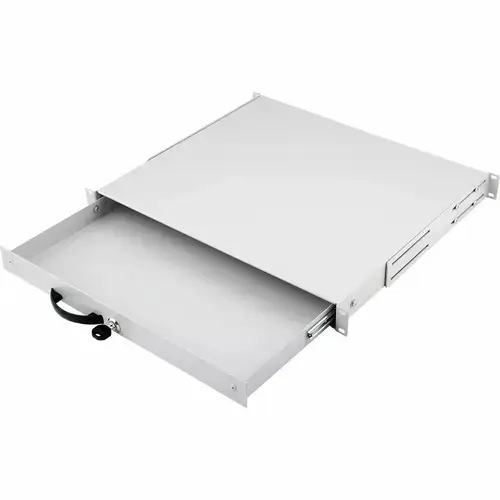 Sertar cu incuietoare Equip RAL7035, 1U, 19inch, 400mm (Gri)