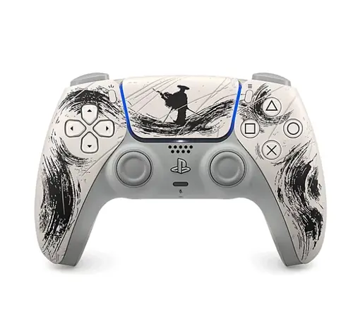 Controller Wireless Sony DualSense Ghost of Yotei Black Limited Edition pentru PlayStation 5 (Negru/Alb)