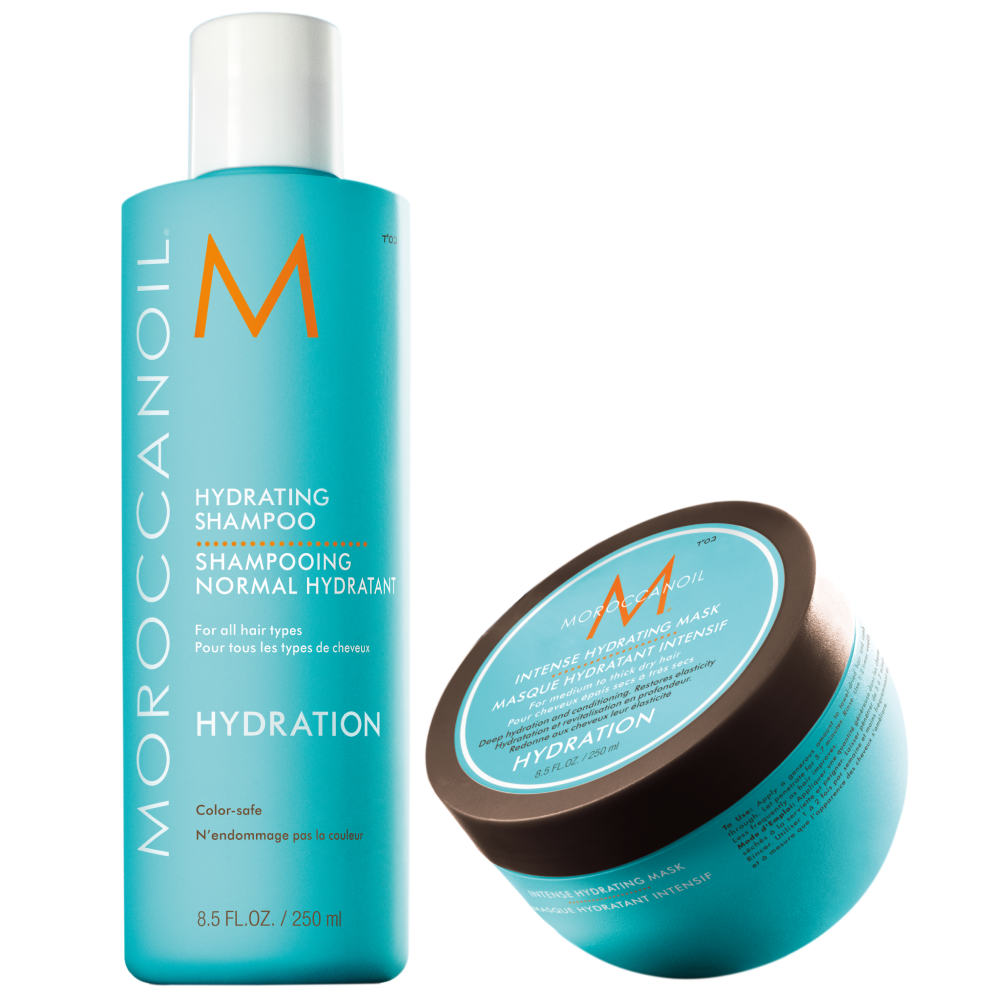Set Moroccanoil Hydrating Shampoo & Intense Hydrating Mask 2X250ml