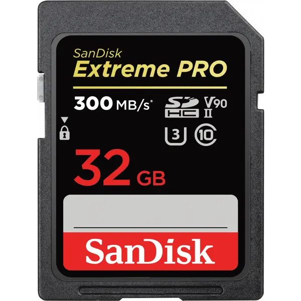 Card Memorie SDHC SanDisk Extreme Pro, 32Gb, Clasa 10 / UHS-1 U3 SDSDXXO-032G-GN4IN