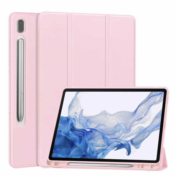 Husa pentru Xiaomi Redmi Pad 2, Techsuit, Flex Trifold, Roz