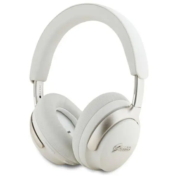 Handsfree Bluetooth Guess Metal Script Logo, A2DP, ANC, Bej