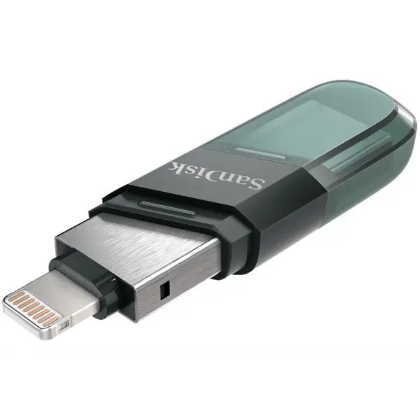 Memorie Externa USB-A 3.1 / Lightning SanDisk iXpand Flip, 256Gb SDIX90N-256G-GN6NE