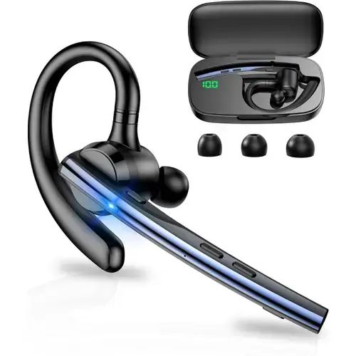 Casca Bluetooth Techsuit Vocelis Pro CB4, A2DP, Albastru