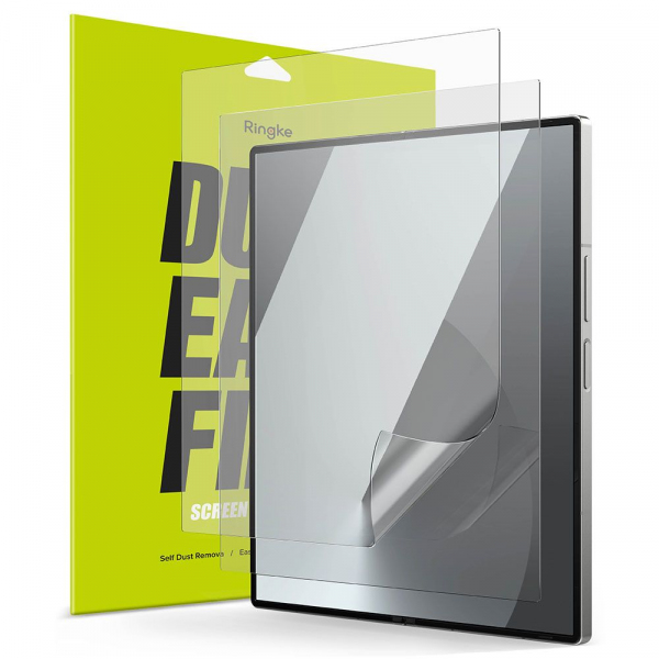 Folie de protectie Ecran Interior Ringke Dual Easy pentru Samsung Galaxy Z Fold6 F956, Plastic, Set 2 bucati