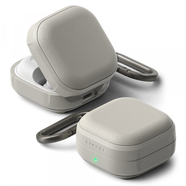 Husa Ringke Onyx Magnetic pentru Samsung Galaxy Buds4 / Buds4 Pro, Gri