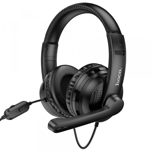 Casti Gaming 3.5mm HOCO W103, Negre