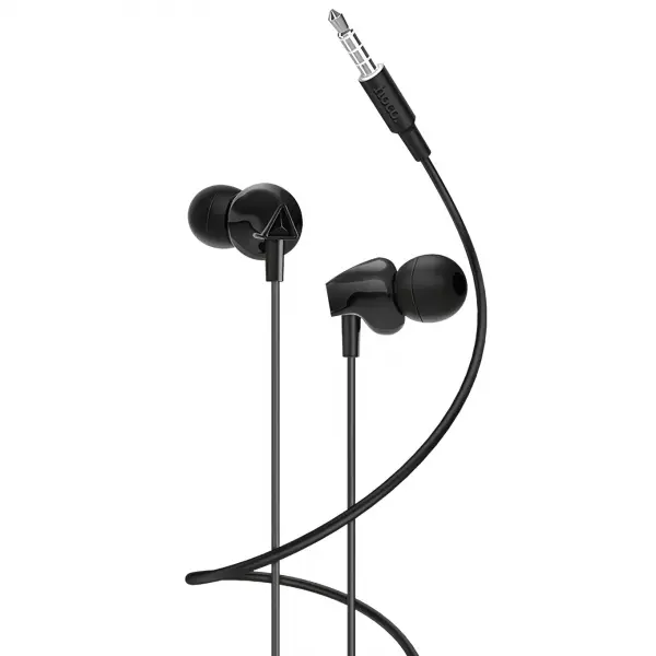 Handsfree Casti In-Ear HOCO M60 Perfect sound, Cu microfon, 3.5 mm, Negru