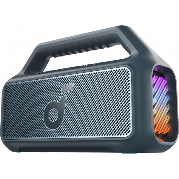 Boxa Portabila Bluetooth Anker SoundCore Boom 2 New Version, 80W, TWS, RGB, Waterproof, Albastra A3138032