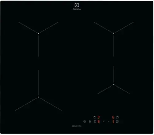 Plita incorporabila Electrolux LIL61424C, Inductie, 4 Zone de gatit, Booster, Control Touch, 60 cm (Negru)