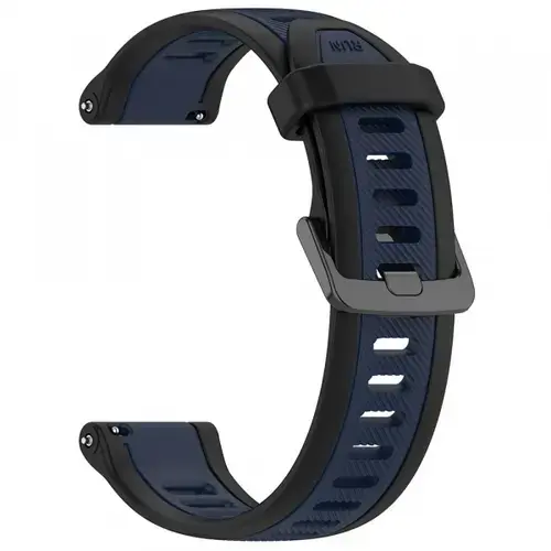 Curea Techsuit W053 pentru Samsung Galaxy Watch / Huawei Watch Series, 20mm, Albastru
