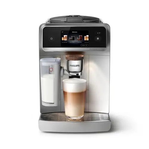 Espressor automat Philips Cafe Aromis Seria 8000 EP8757/20, 1500 W, Rezervor apa 1.9 l, 15 bar, Rasnita incorporata, 50+ tipuri de cafele, sistem LatteGo Pro, aroma seal, aplicatie HomeID (Argintiu)
