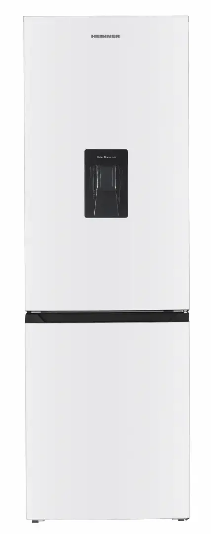 Combina frigorifica HEINNER HC-HM313WDE++, 313 L, Clasa E, Lumina LED, Usi reversibile, H 185.8 cm (Alb)
